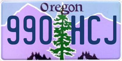 OR license plate 990HCJ