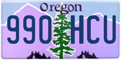 OR license plate 990HCU