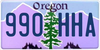 OR license plate 990HHA