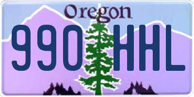 OR license plate 990HHL