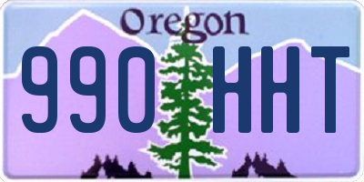 OR license plate 990HHT