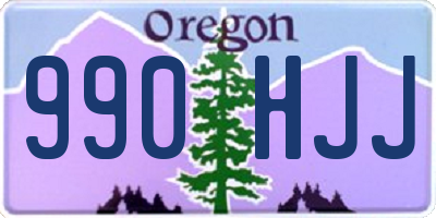 OR license plate 990HJJ