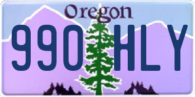 OR license plate 990HLY