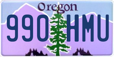 OR license plate 990HMU