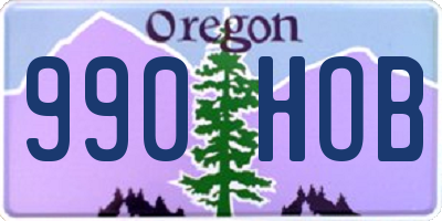 OR license plate 990HOB