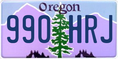 OR license plate 990HRJ