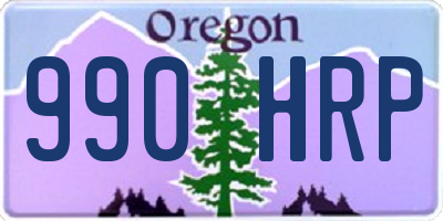 OR license plate 990HRP