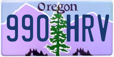 OR license plate 990HRV