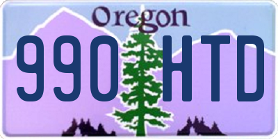 OR license plate 990HTD