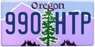 OR license plate 990HTP