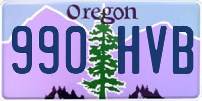 OR license plate 990HVB