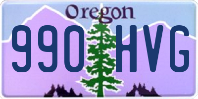 OR license plate 990HVG