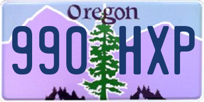 OR license plate 990HXP