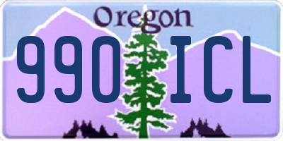 OR license plate 990ICL