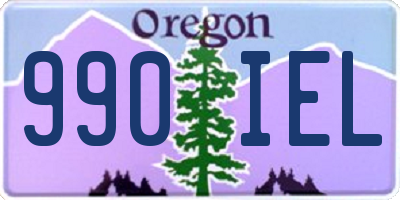 OR license plate 990IEL