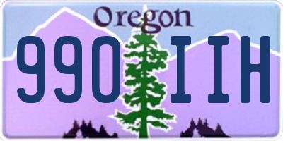 OR license plate 990IIH