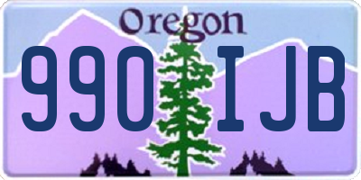 OR license plate 990IJB