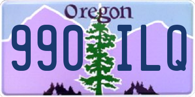 OR license plate 990ILQ