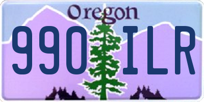 OR license plate 990ILR