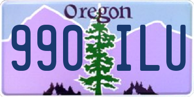 OR license plate 990ILU