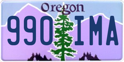 OR license plate 990IMA