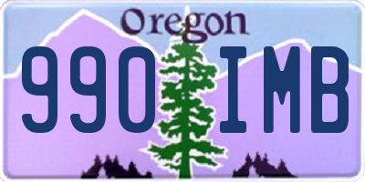 OR license plate 990IMB