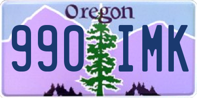 OR license plate 990IMK