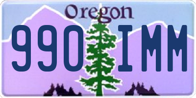 OR license plate 990IMM