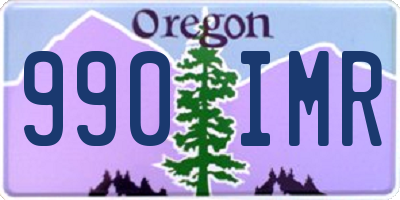 OR license plate 990IMR