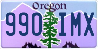 OR license plate 990IMX