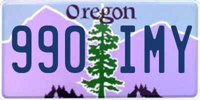 OR license plate 990IMY