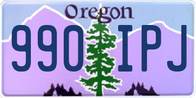 OR license plate 990IPJ