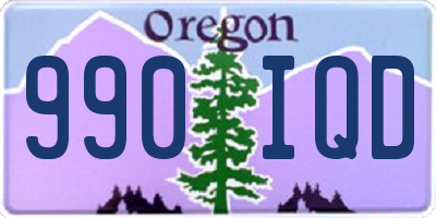 OR license plate 990IQD