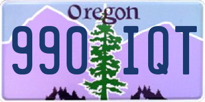 OR license plate 990IQT