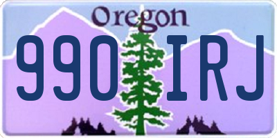 OR license plate 990IRJ