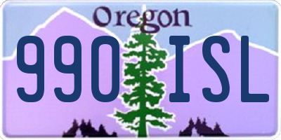 OR license plate 990ISL