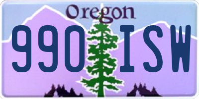 OR license plate 990ISW