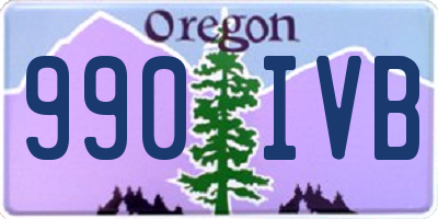 OR license plate 990IVB