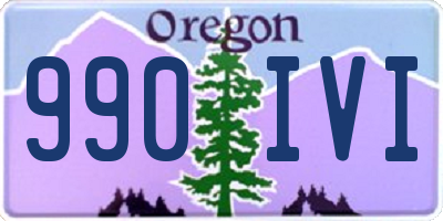 OR license plate 990IVI