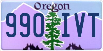 OR license plate 990IVT