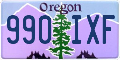 OR license plate 990IXF