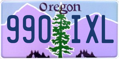 OR license plate 990IXL