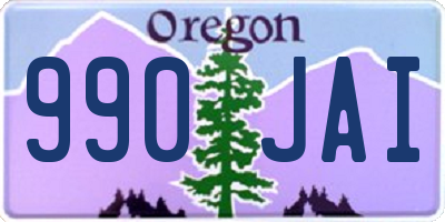 OR license plate 990JAI