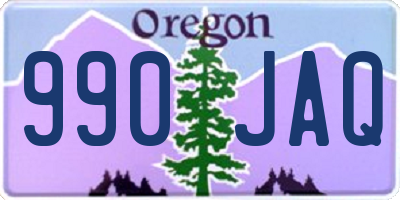 OR license plate 990JAQ