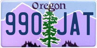 OR license plate 990JAT