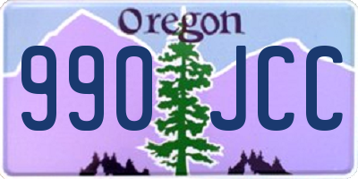 OR license plate 990JCC