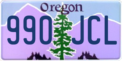 OR license plate 990JCL