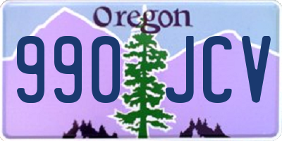 OR license plate 990JCV