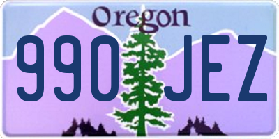 OR license plate 990JEZ