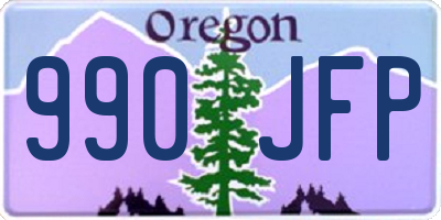 OR license plate 990JFP